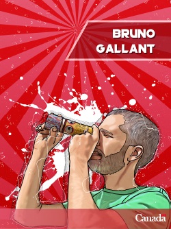 Bruno Gallant - trading card