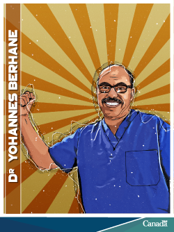 Dr Yohannes Berhane - carte à échanger