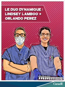 Le duo dynamique : Lindsey Lamboo et Orlando Perez - carte à échanger