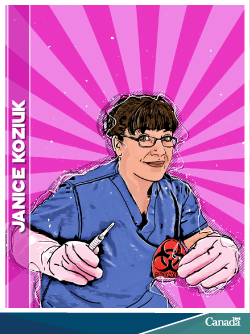 Janice Koziuk - trading card