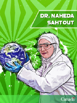 Dr. Naheda Sahtout - trading card