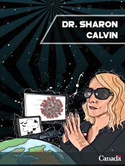 Dr. Sharon Calvin - trading card