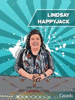 Lindsay Happyjack - trading card