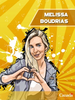 Melissa Boudrias - trading card
