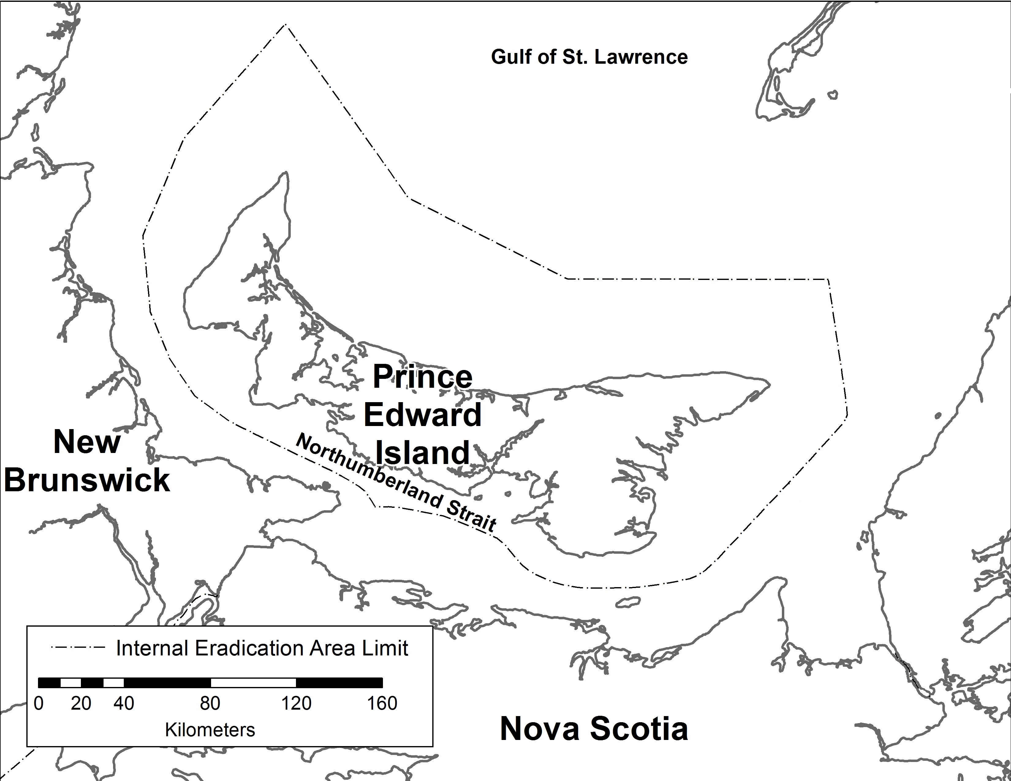 Prince Edward Island map. Description follows.