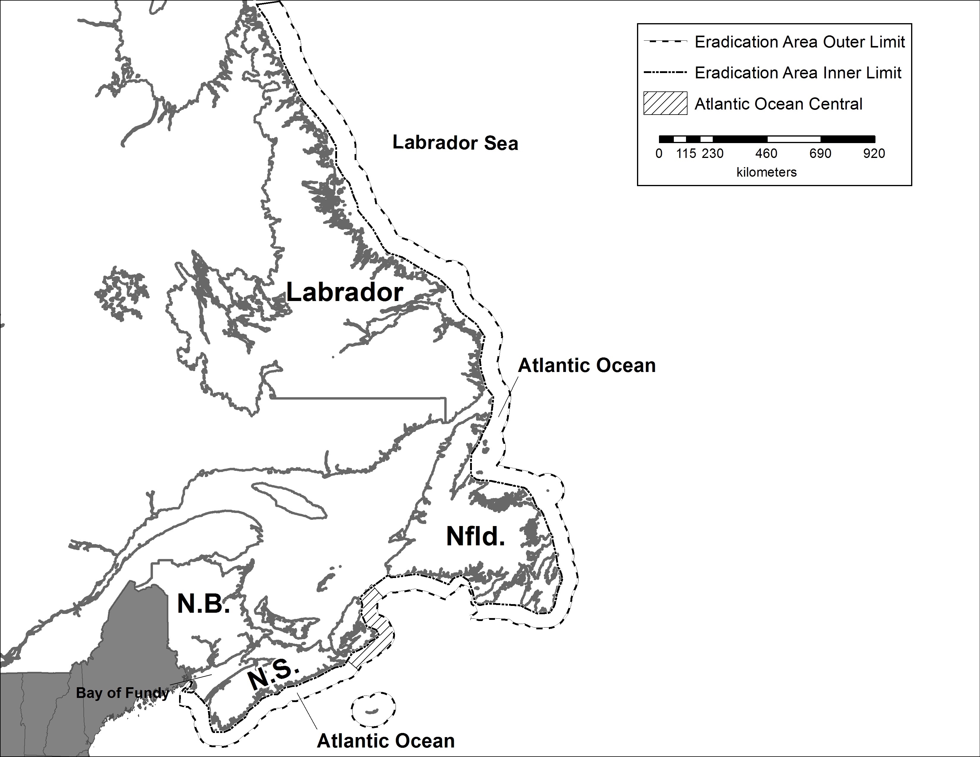 Atlantic Ocean Central map. Description follows.