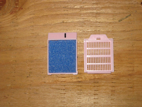 Figure 27 – Photo of an example of a biopsy cassette with biopsy pad