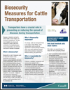 PDF thumbnail: Biosecurity Measures for Cattle Transportation