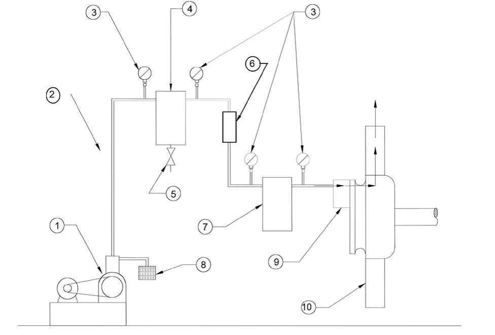 Figure 5: Rotating mandrel assembly. Description follows.