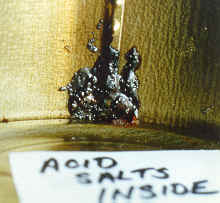 Acid salts corrosion - photo 2
