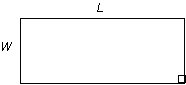 Les calculs mathématiques - Aire d'un rectangle de longueur égale à multiplier par la largeur