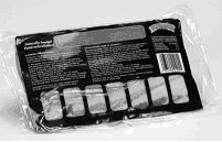 A transparent area the width of one bacon slice is provided on the back of the package, allowing the consumer to evaluate the lean/fat composition of the bacon