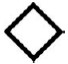 Symbole d'avertissement qui consiste en un contour en forme de losange.