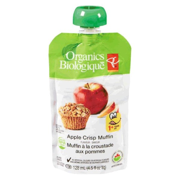 Apple Crisp Muffin flavour - puree snack