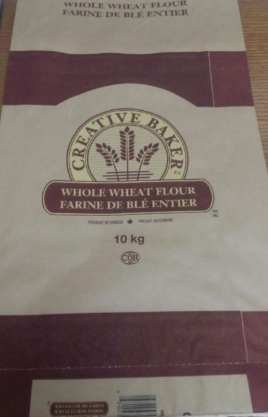 Farine de blé entier 10 kilogrammes de marque Creative Baker