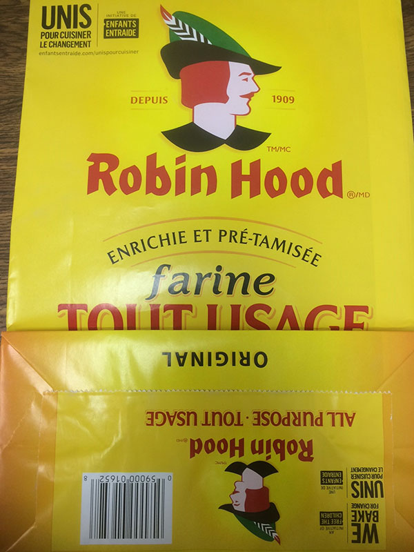 Farine tout usage, original 10 kilogrammes de marque Robin Hood