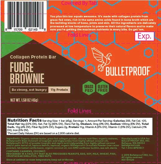 Collagen Protein Bar Fudge Brownie