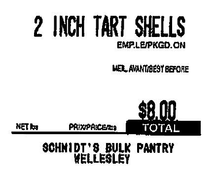Schmidt’s Bulk Pantry - 2 inch tart shells
