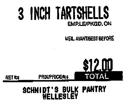Schmidt’s Bulk Pantry - 3 inch tart shells