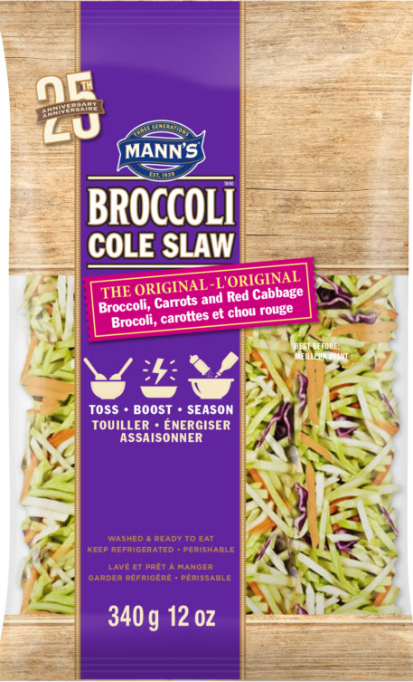 Mann’s - « Brocoli Cole Slaw - Brocoli, carottes et chou rouges »