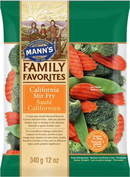 Mann’s Family Favorites California Stir Fry 