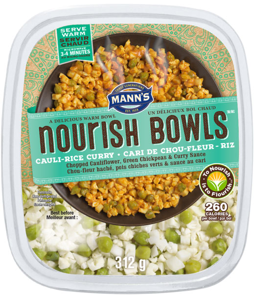 Mann’s Nourish Bowls - Cari de Chou-Fleur-Riz