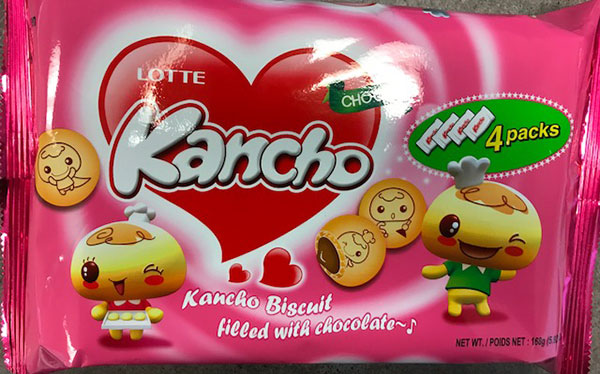 Lotte - Kancho Choco Biscuit - 168 gram