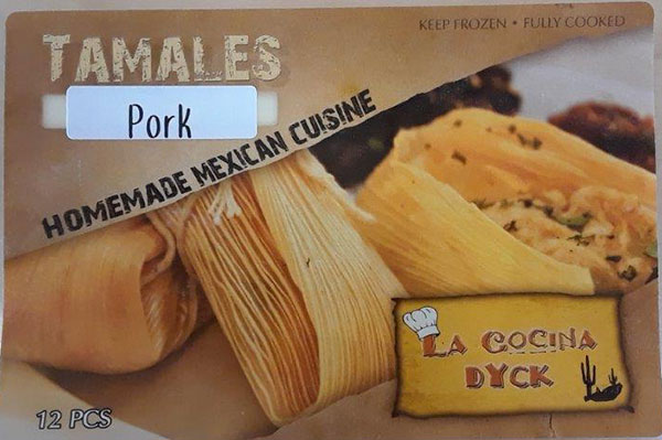 La Cocina Dyck - Pork Tamales - 12 pieces
