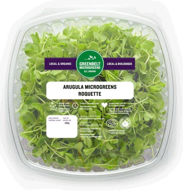 Arugula Microgreens - 140 grams