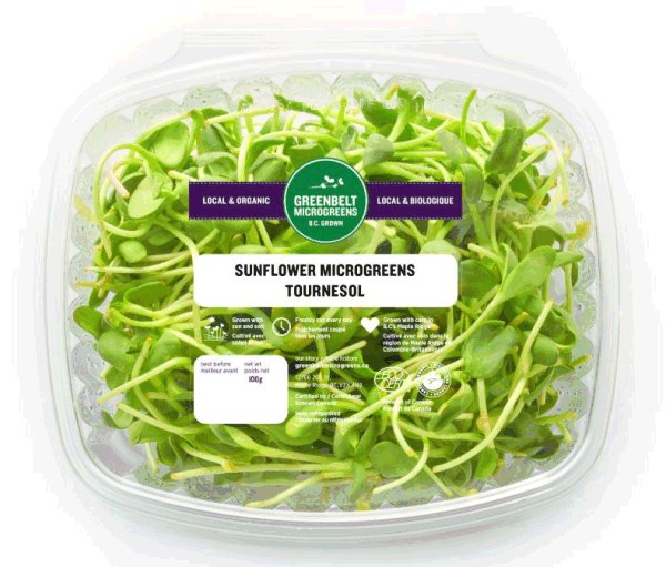 Sunflower Microgreens - 100 grams