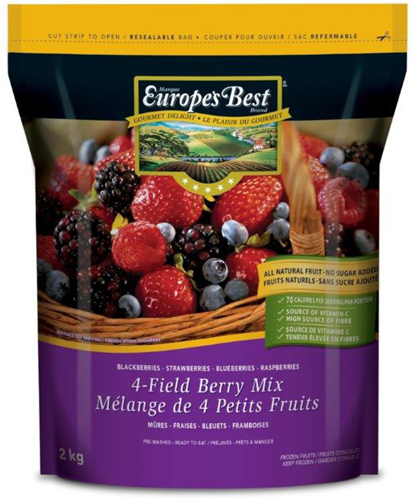Europe's Best: 4-Field Berry Mix – 2 kilograms