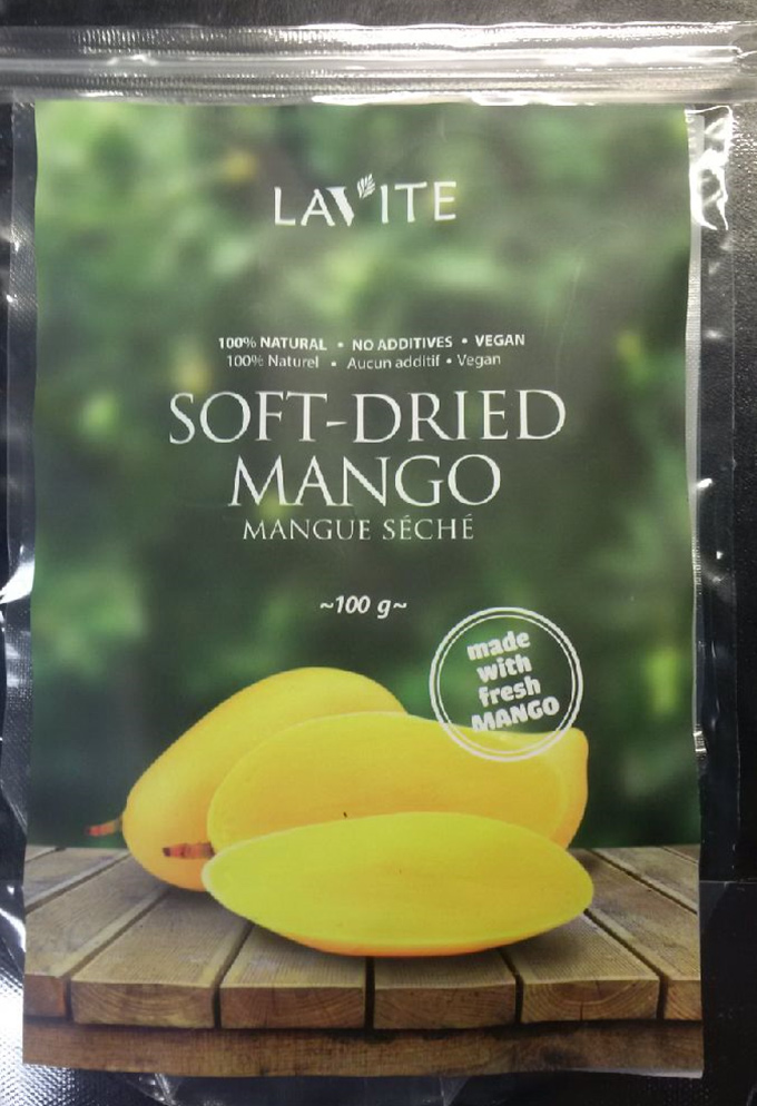 Lavite: Soft-Dried Mango – 100 grams