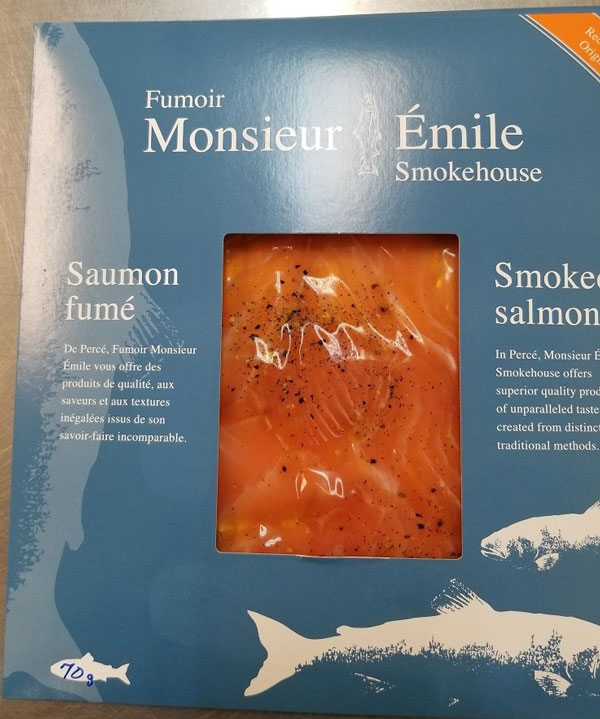 Monsieur Émile Smokehouse - Smoked Salmon - 70 grams