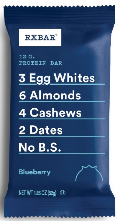 RXBAR Protein Bar - Blueberry - 52 grams