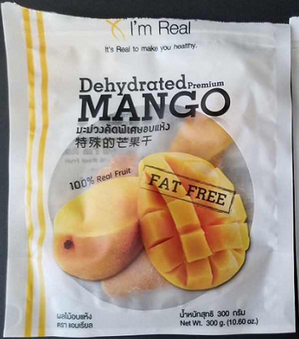I'm Real: Dehydrated Premium Mango, 300 grams