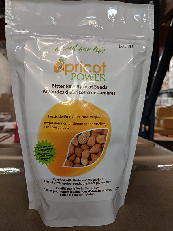 Apricot Power: Bitter Raw Apricot Seeds - 454 grams