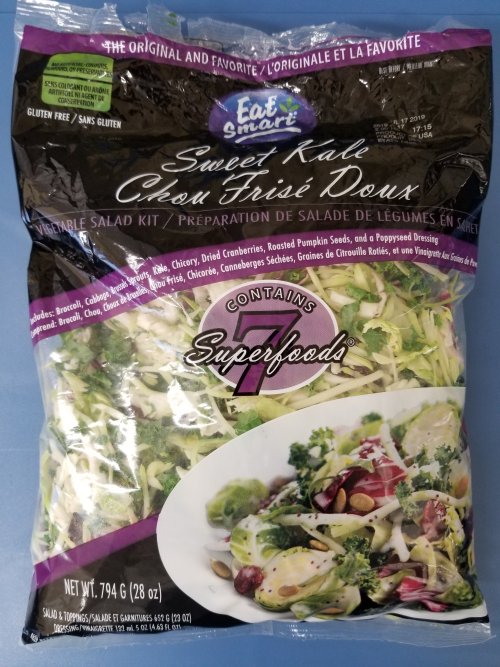 Sweet Kale Vegetable Salad Bag Kit