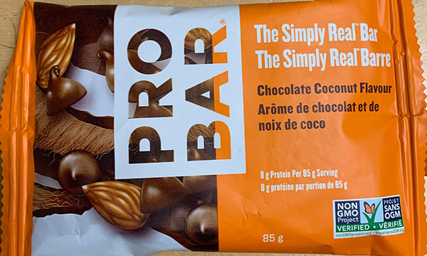 Probar - The Simply Real Bar – Chocolate Coconut Flavour
