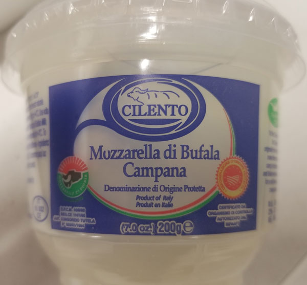 Cilento Mozzarella di Bufala Campana – 200 grammes