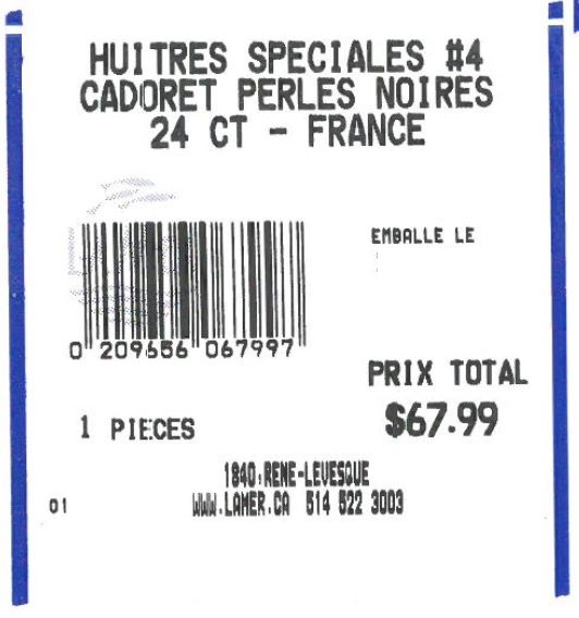 Les Huîtres Cadoret – La Perle Noire - Huitres speciales #4 Cadoret Perles Noires 24 CT – France