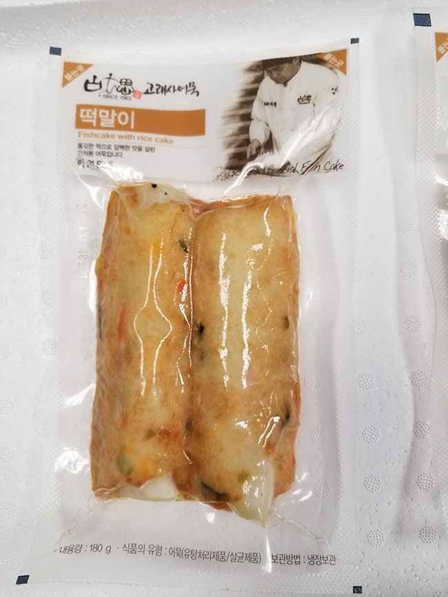 Goraesa : Fishcake with Rice Cake - 180 g