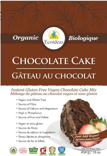 Ecoideas – Chocolate Cake Mix – 454 grams