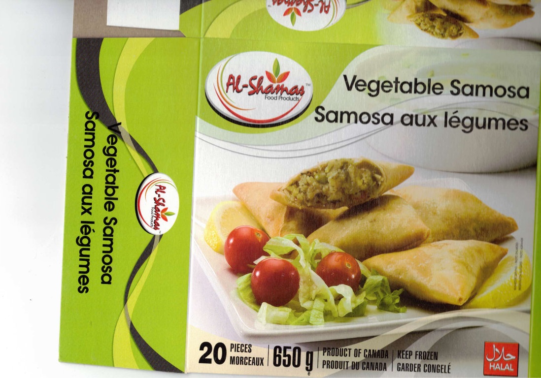 Al-Shamas Food Products: Vegetable Samosa - 650 g