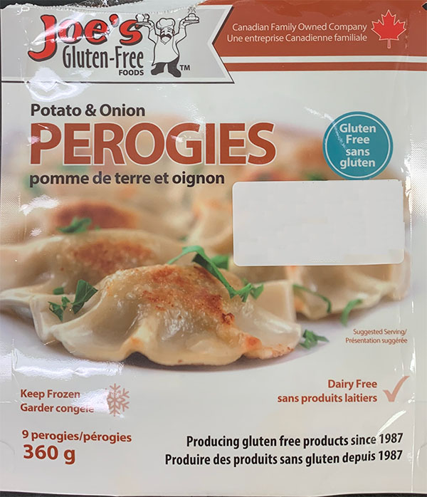 Joe’s Gluten-Free Foods - Potato & Onion Perogies - 360 g