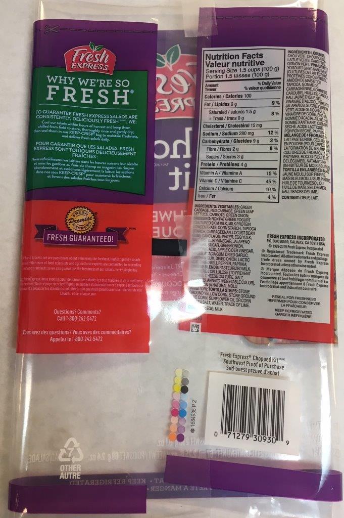 Fresh Express - Chopped Kit Southwest (universal product code)