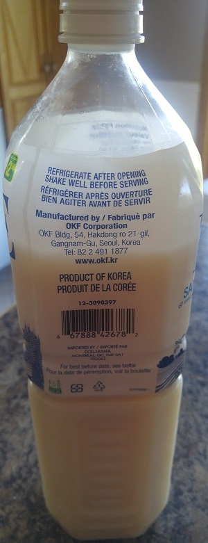 OKF - Rice Drink Original (universal product code)