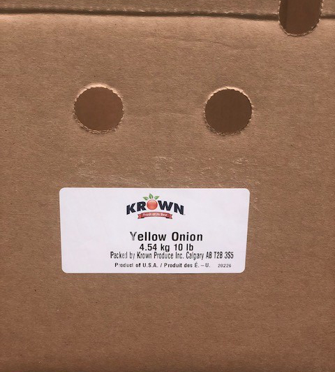 Krown - « Yellow Onion » - 4.54 kg - étiquette