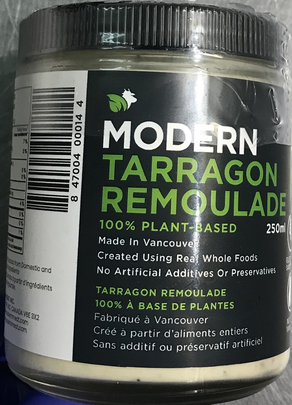 Modern Tarragon Remoulade – 250 ml (recto)