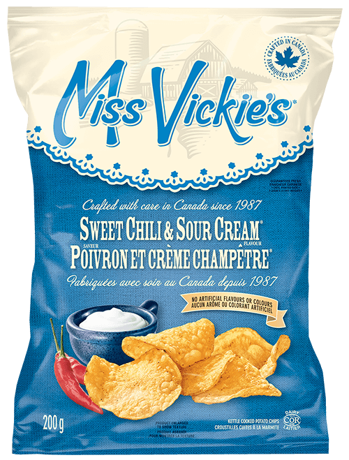 Miss Vickie’s – Sweet Chili & Sour Cream Kettle Cooked Potato Chips – 200 g