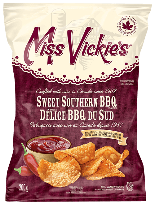 Miss Vickie’s – Sweet Southern BBQ Kettle Cooked Potato Chips – 200 g